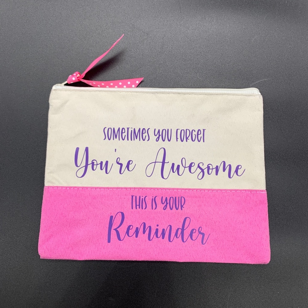 Inspirational Makeup Bag